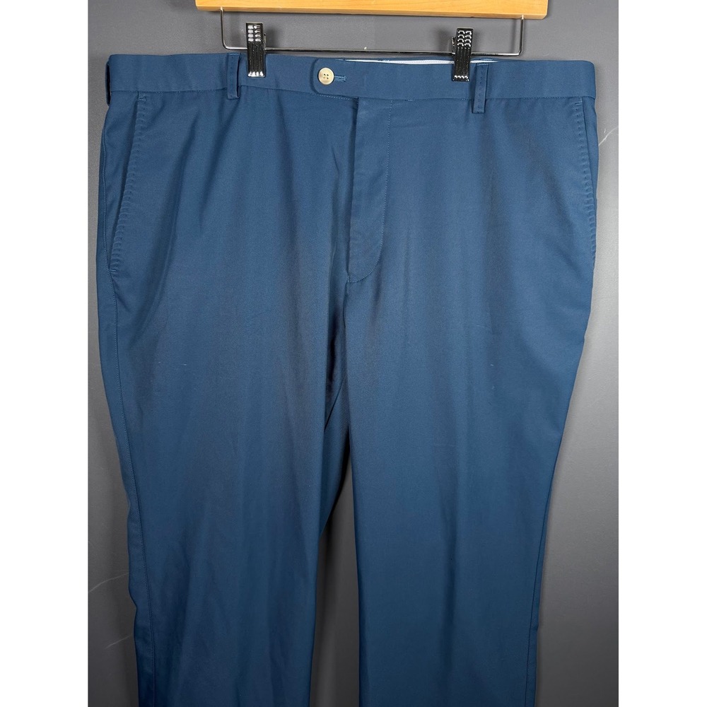 Peter Millar Wicking Performance Mens 40 Blue Golf Dress Pants 30 Inseam